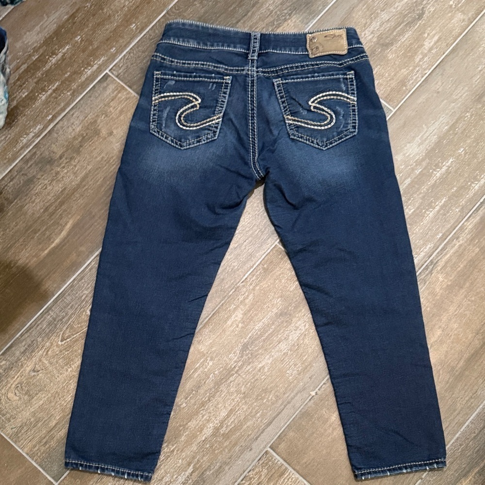 Silver Jeans Women's Joga Suki Cropped Jeans